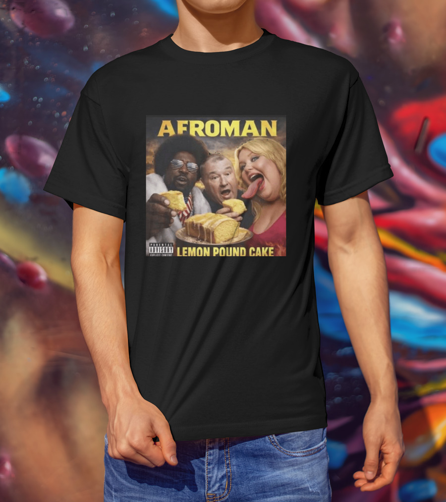 Afroman Lemon Pound Cake Featuring Iconic Cover T-Shirt