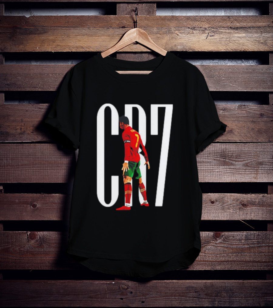 CR7 Cristiano Ronaldo Portugal National Team Iconic Number 7 Soccer Legend T-Shirt