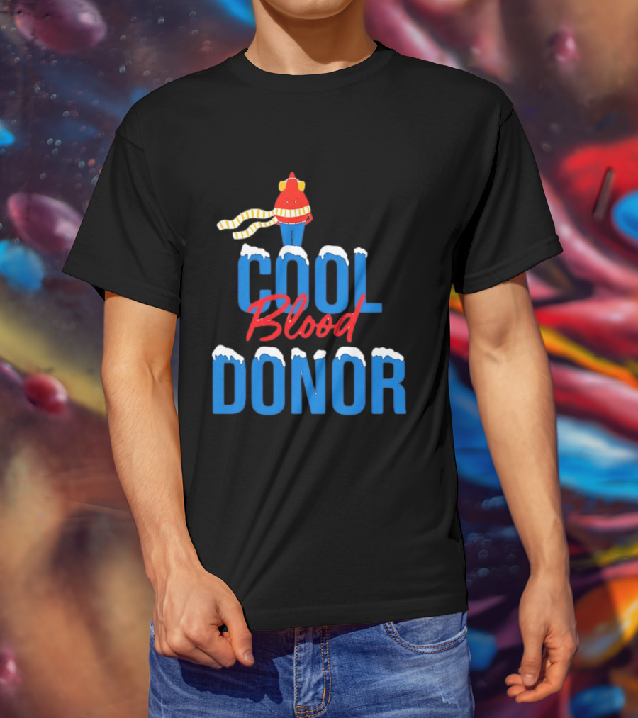 Cool Blood Donor Winter T-Shirt