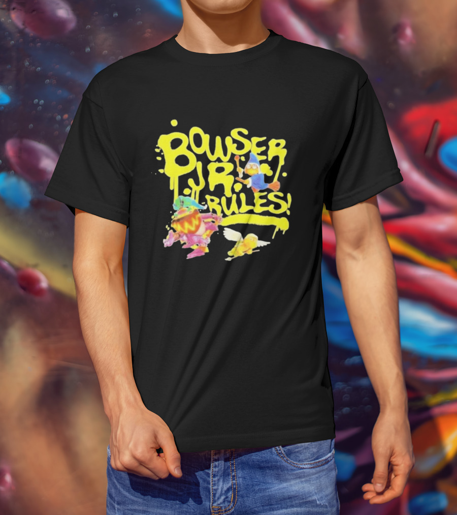 Bowser Jr Rules With Colorful Characters And Fun Styles T-Shirt
