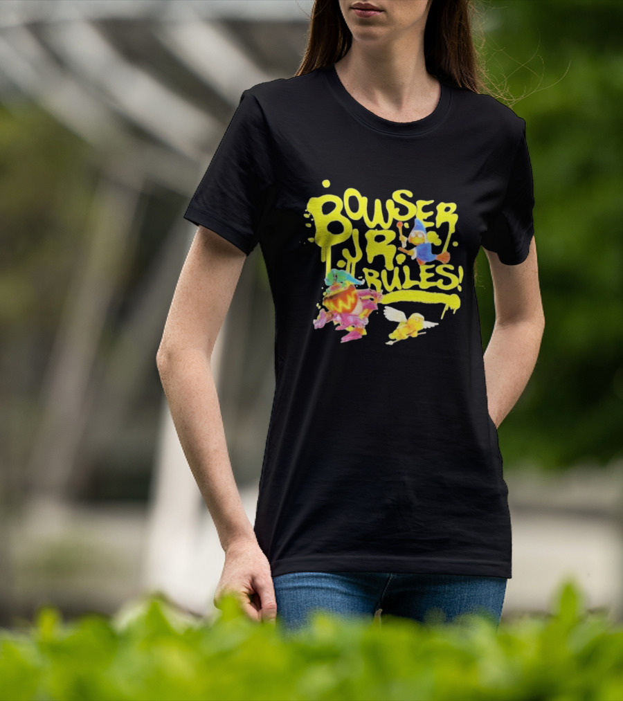 Bowser Jr Rules With Colorful Characters And Fun Styles T-Shirt