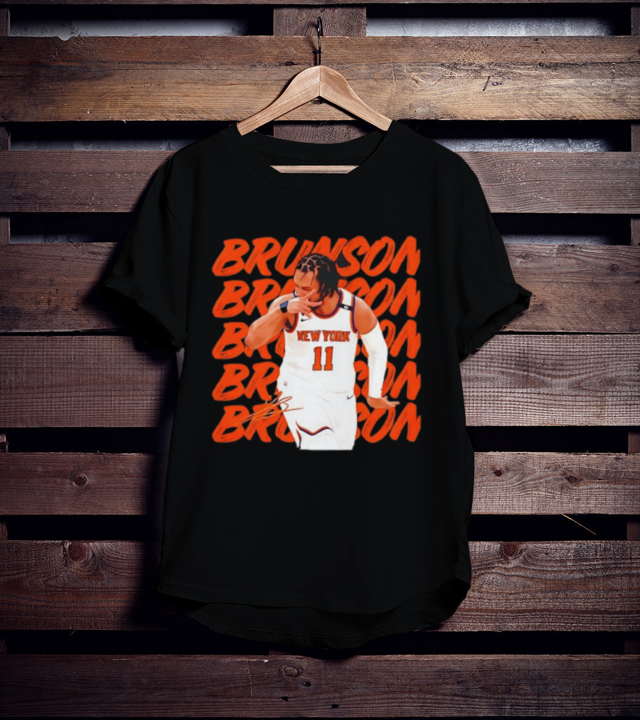 Brunson 11 New York Knicks Basketball Player T-Shirt