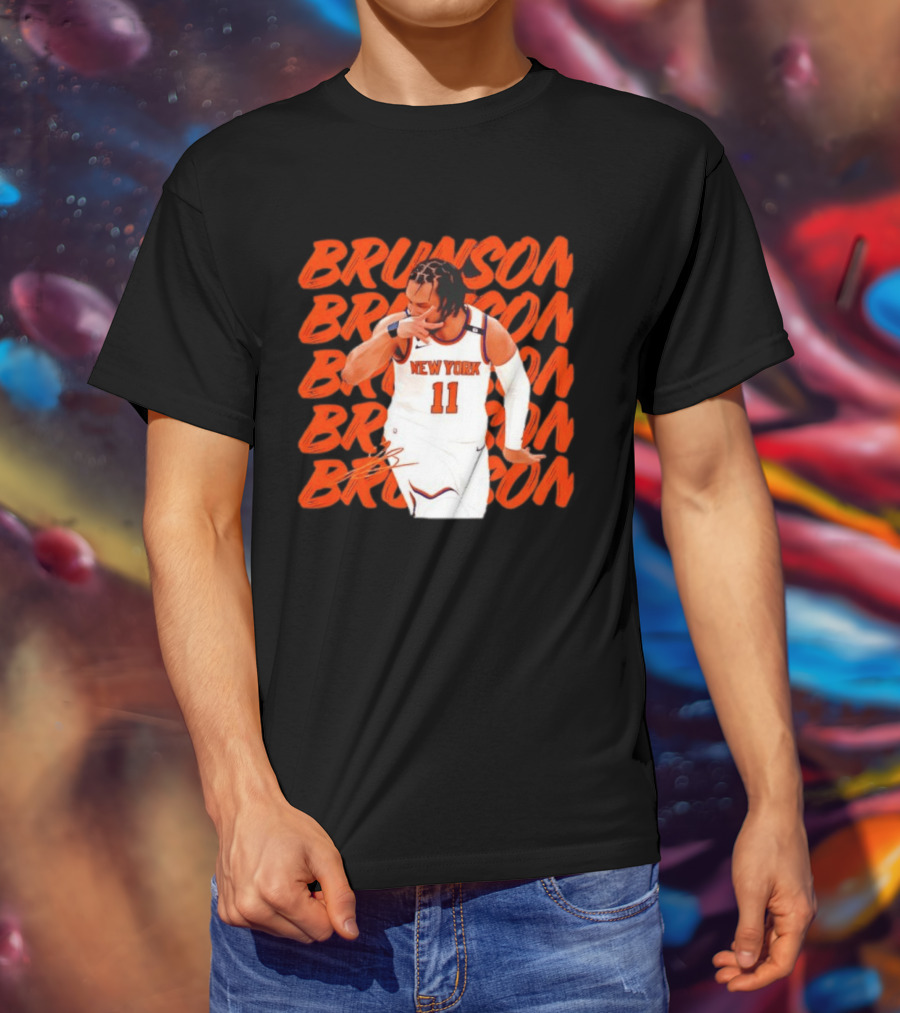 Brunson 11 New York Knicks Basketball Player T-Shirt