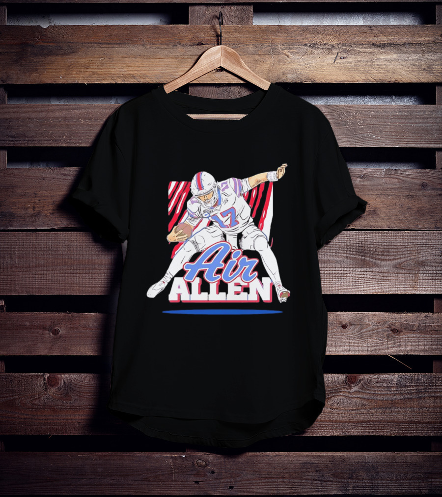 Buffalo Bills Air Allen Football Player Pose T-Shirt