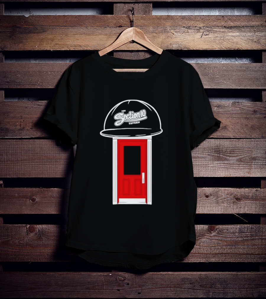 The Section 10 Tavern Red Door Boston Red Sox Fenway Park Baseball T-Shirt