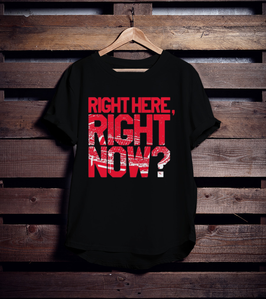 Buffalo Bills Right Here Right Now Where Else Would You Rather Be T-Shirt