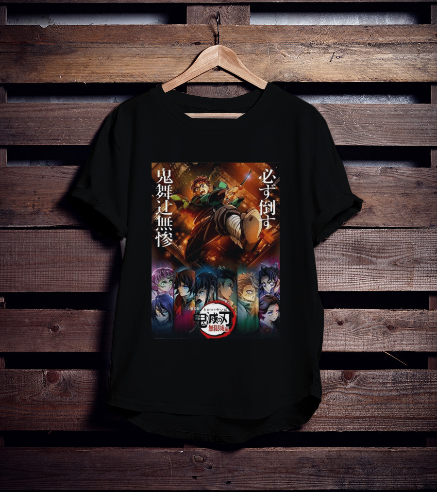 Infinity Castle Arc Kimetsu No Yaiba Demon Slayer Film Trilogy Characters T-Shirt