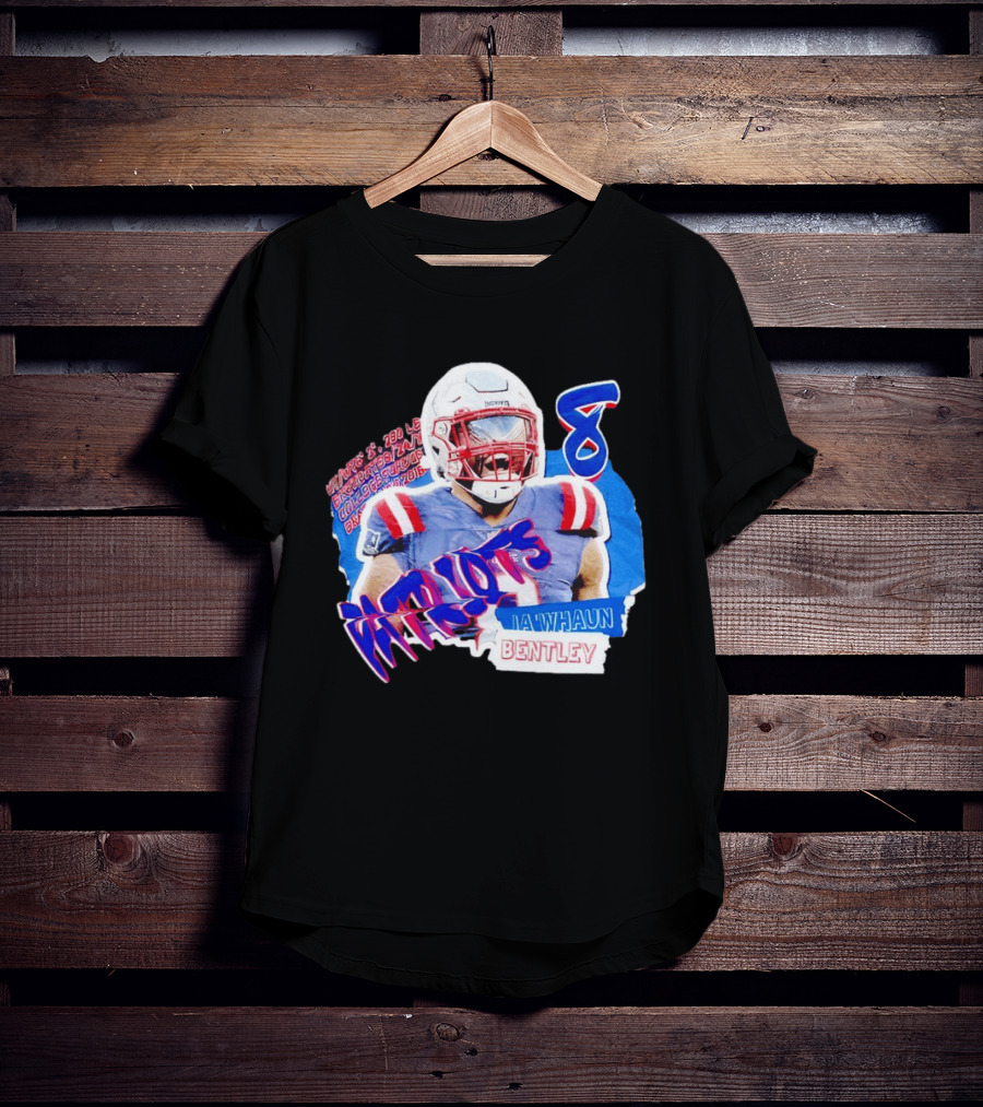 Patriots Ja'whaun Bentley New England 8 Football Superstars T-Shirt