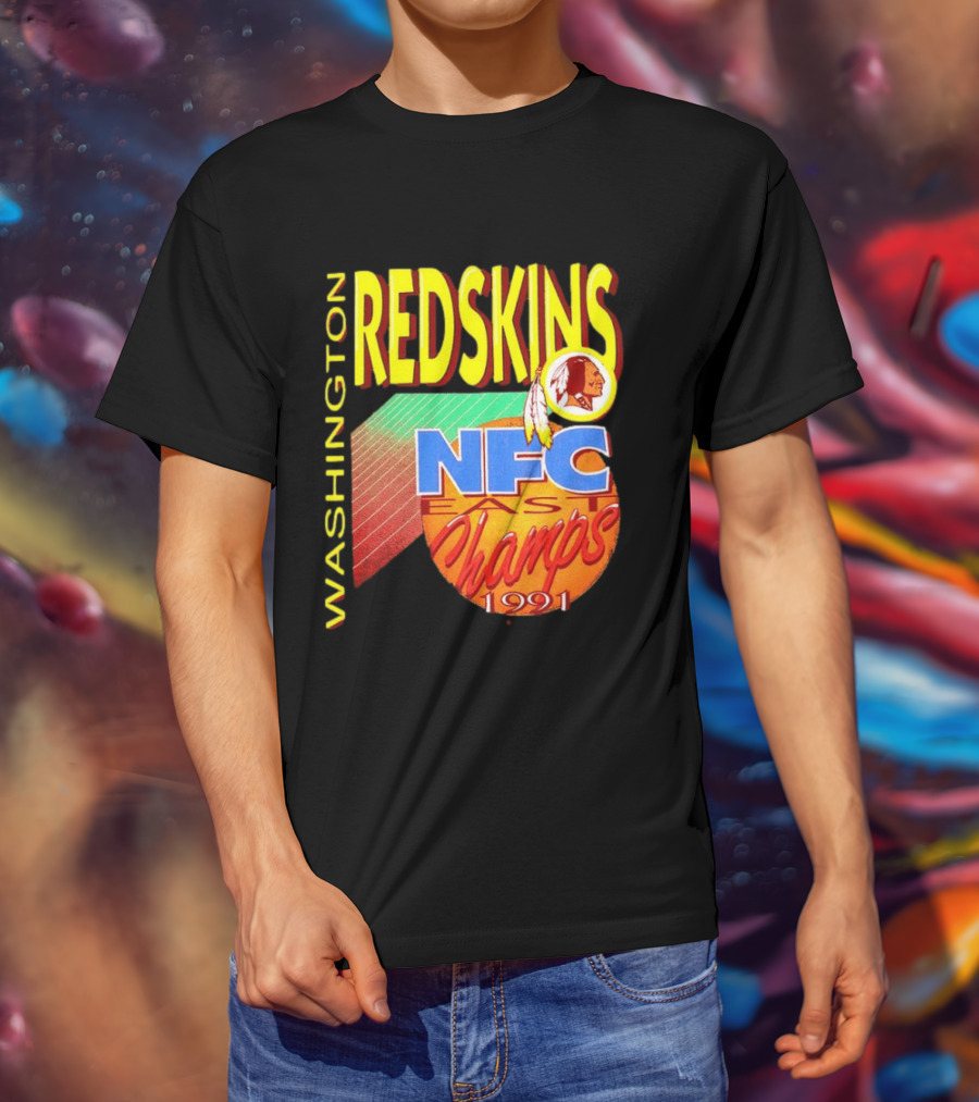 Washington Redskins NFC East Champs 1991 T-Shirt