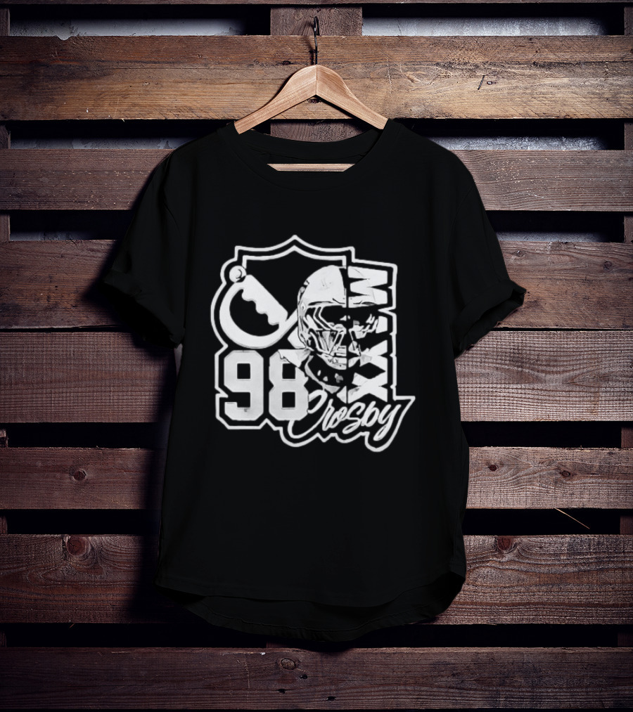 Maxx Crosby 98 Las Vegas Raiders NFL Football Helmet T-Shirt