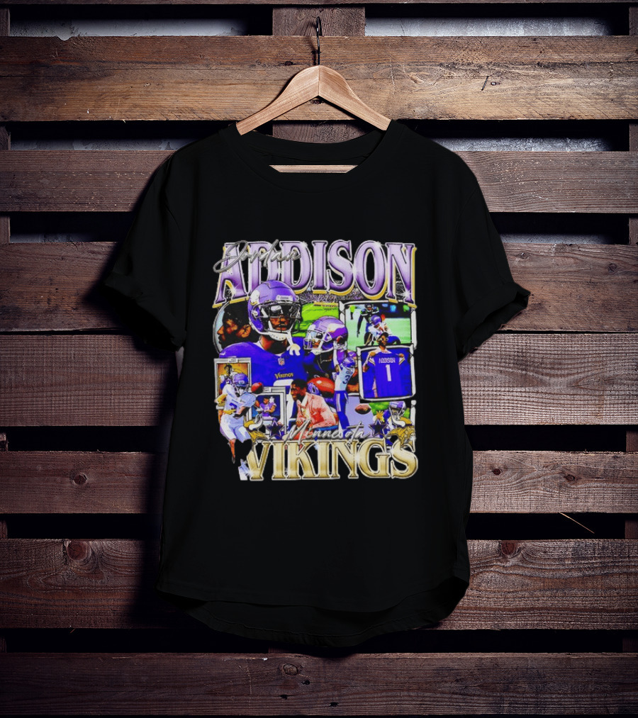 Jordan Addison Minnesota Vikings Stars And Highlights T-Shirt