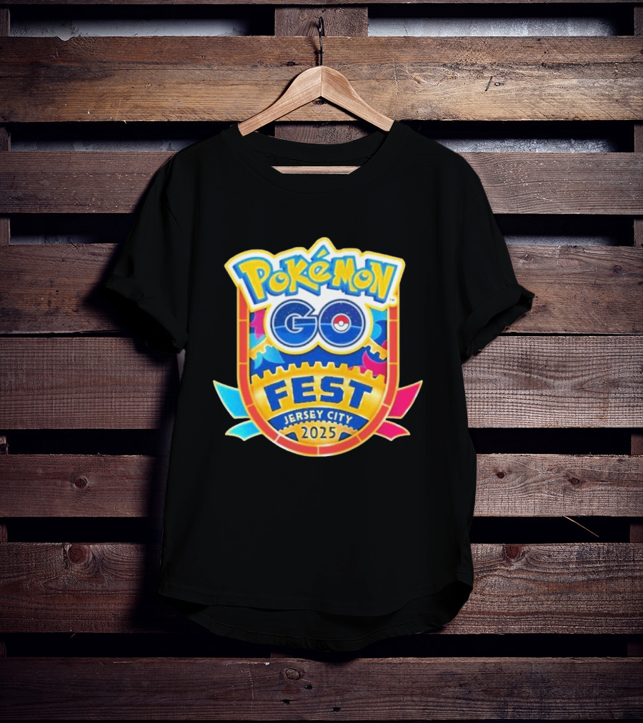 Pokémon Go Fest 2025 Jersey City Event T-Shirt