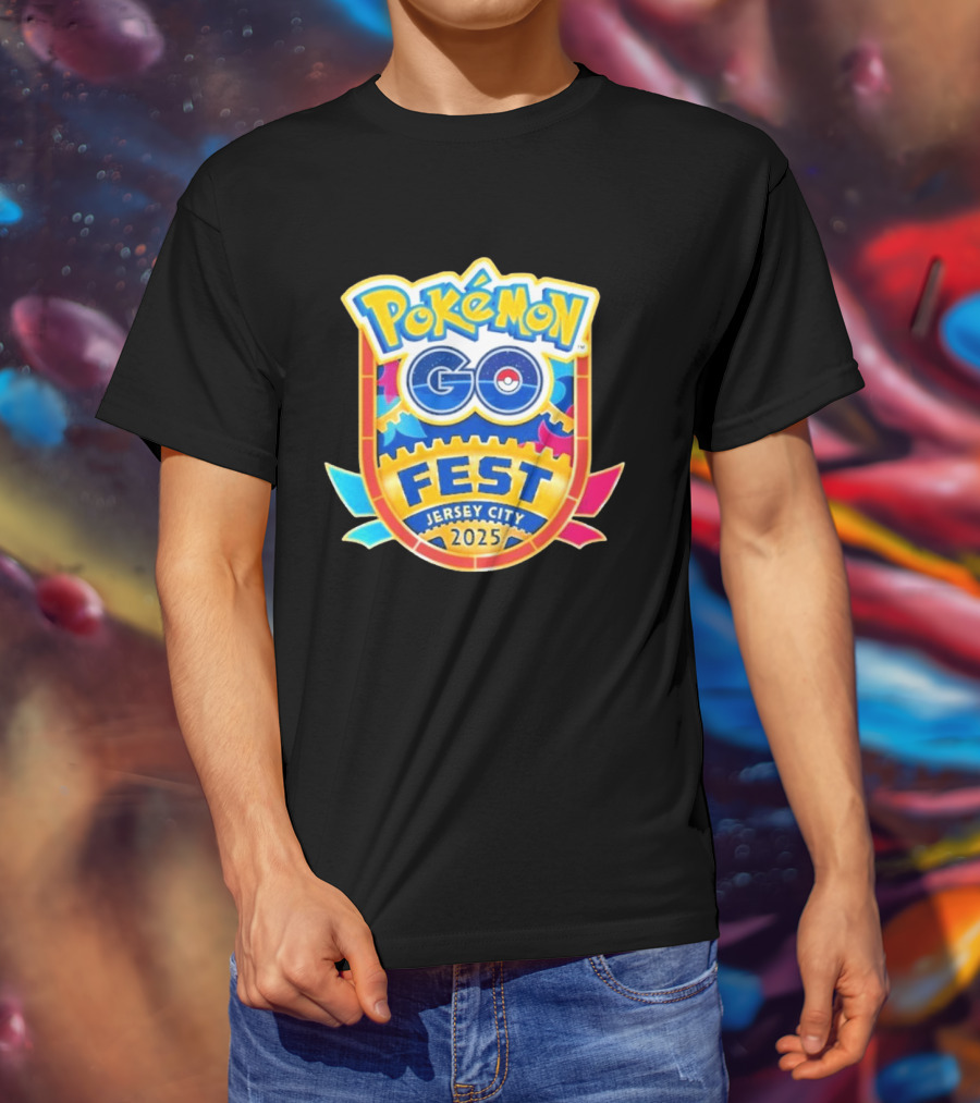 Pokémon Go Fest 2025 Jersey City Event T-Shirt