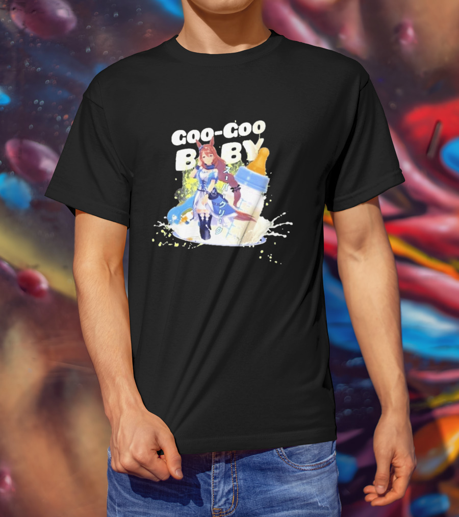 Goo Goo Baby Super Creek Uma Musume Pretty Derby Milk Bottle T-Shirt