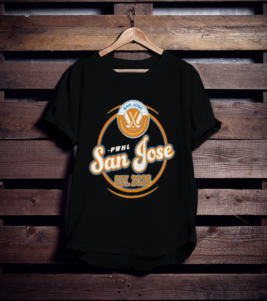 PWHL San Jose Professional Women's Hockey League Est. 2026 T-Shirt