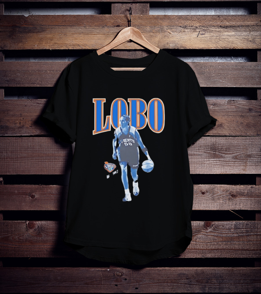 Lobo 50 New York Liberty WNBA Player Basketball T-Shirt