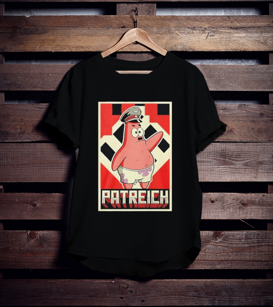 Sponge Patrick Hitler Star T-Shirt