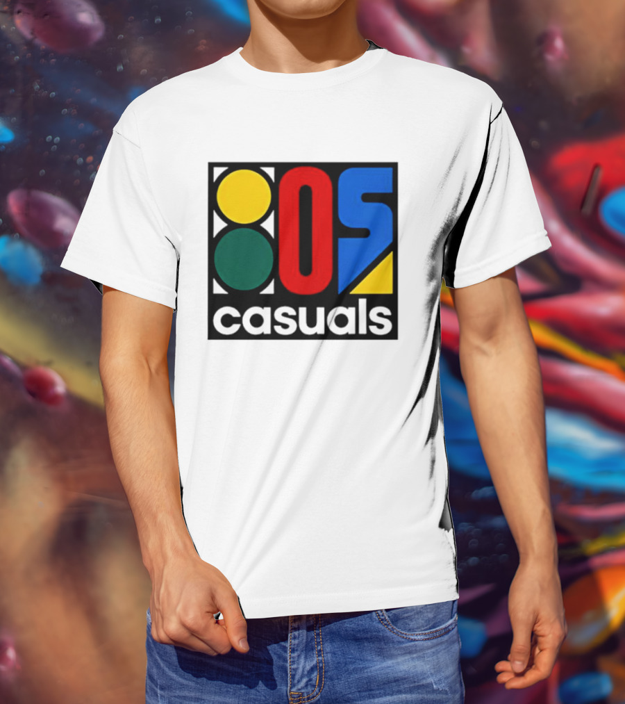80s Casuals Retro Style Colorful Geometric Icon Collection T-Shirt