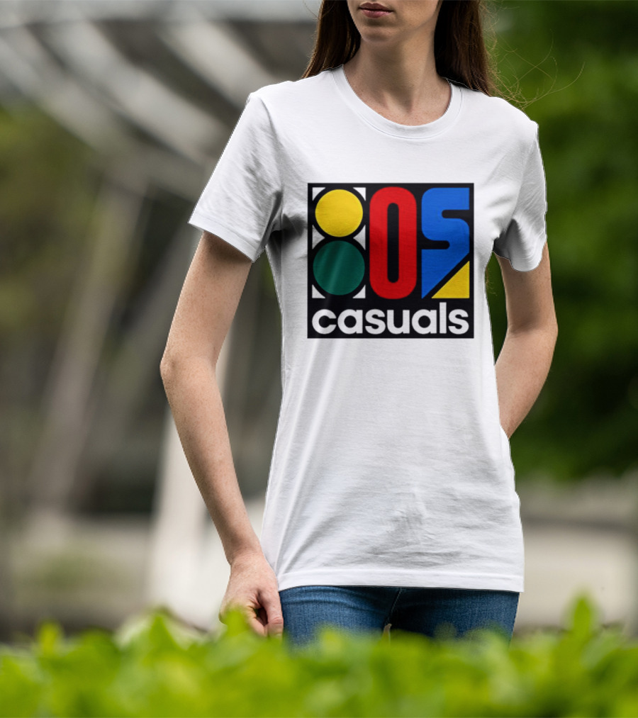 80s Casuals Retro Style Colorful Geometric Icon Collection T-Shirt