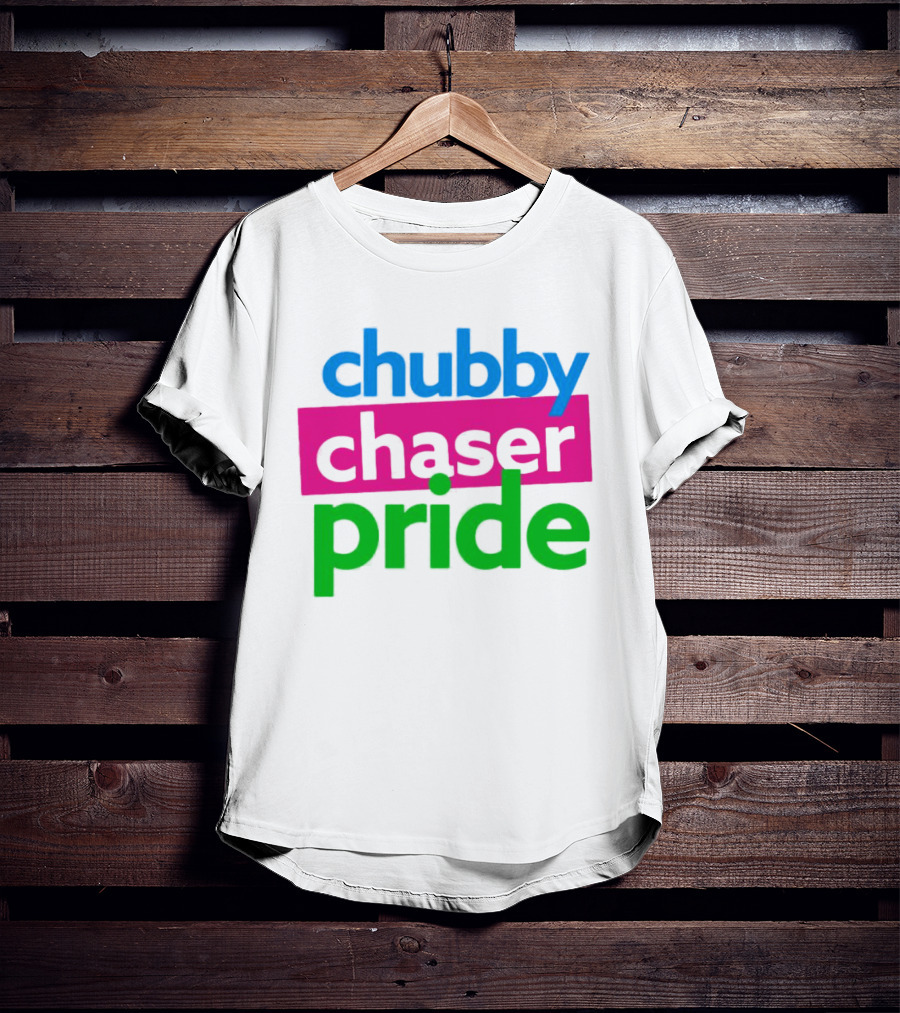 Chubby Chaser Pride Colorful T-Shirt