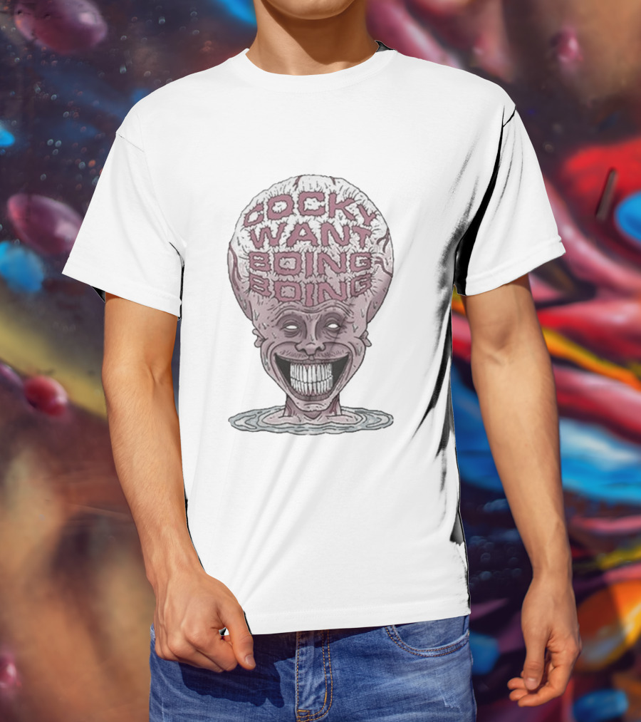 Cocky Want Boing Boing Meme Brain T-Shirt
