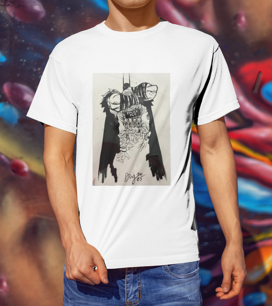Awesome Absolute Batman Police ICE Daniel Warren Johnson DC Comics 2025 T-Shirt