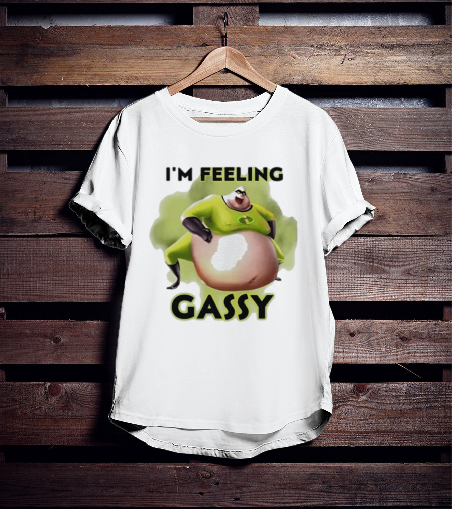 I'm Feeling Gassy Superhero Parody 2025 T-Shirt