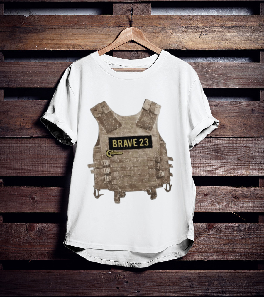 Awesome Camouflage Brave 23 Excellence Tactical Vest T-Shirt