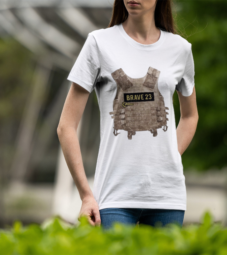 Awesome Camouflage Brave 23 Excellence Tactical Vest T-Shirt