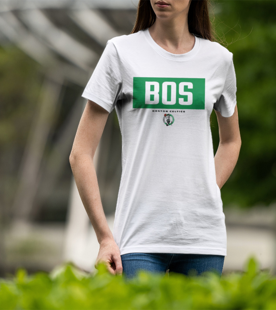 Boston Celtics BOS Crossbar NBA Basketball T-Shirt