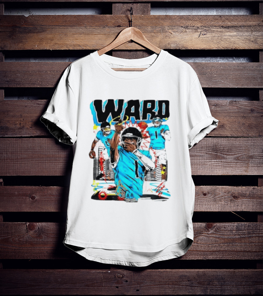 Tennessee Titans Ward Player Cartoon Comic T-Shirt