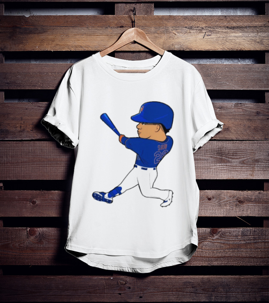 Juan Soto 22 Mets Baseball Swing LGM T-Shirt