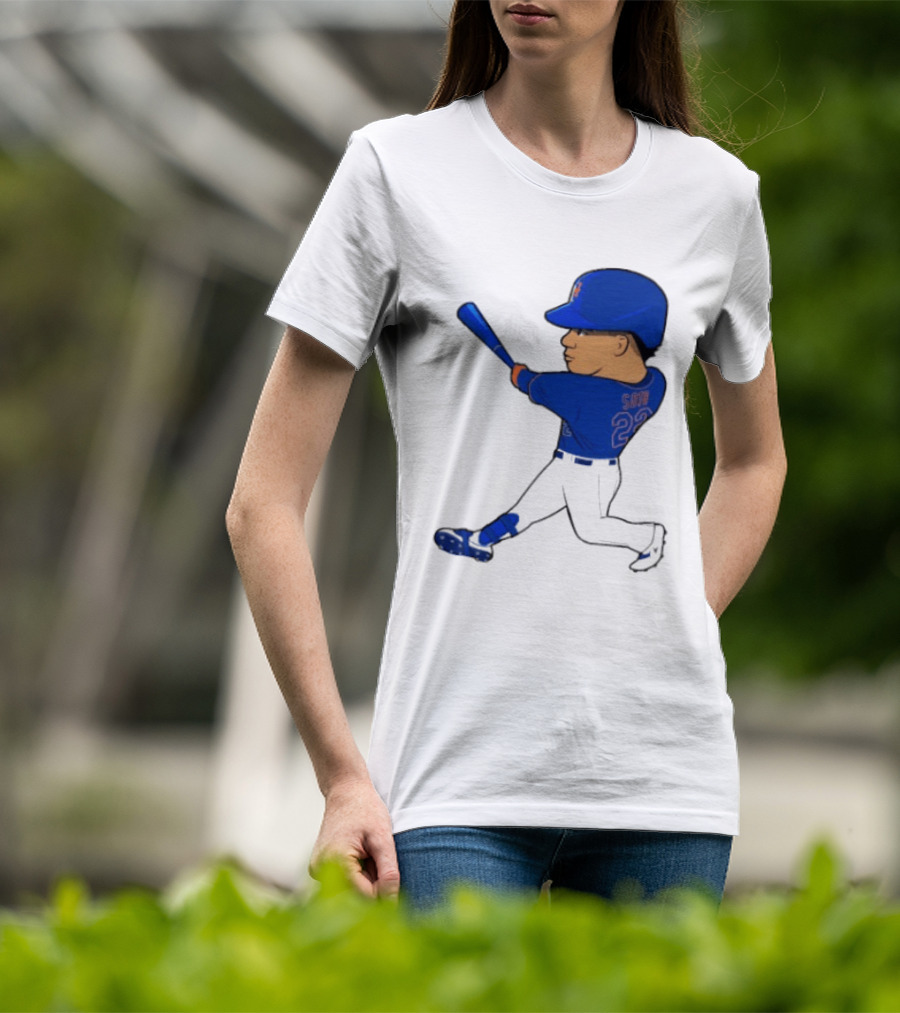 Juan Soto 22 Mets Baseball Swing LGM T-Shirt