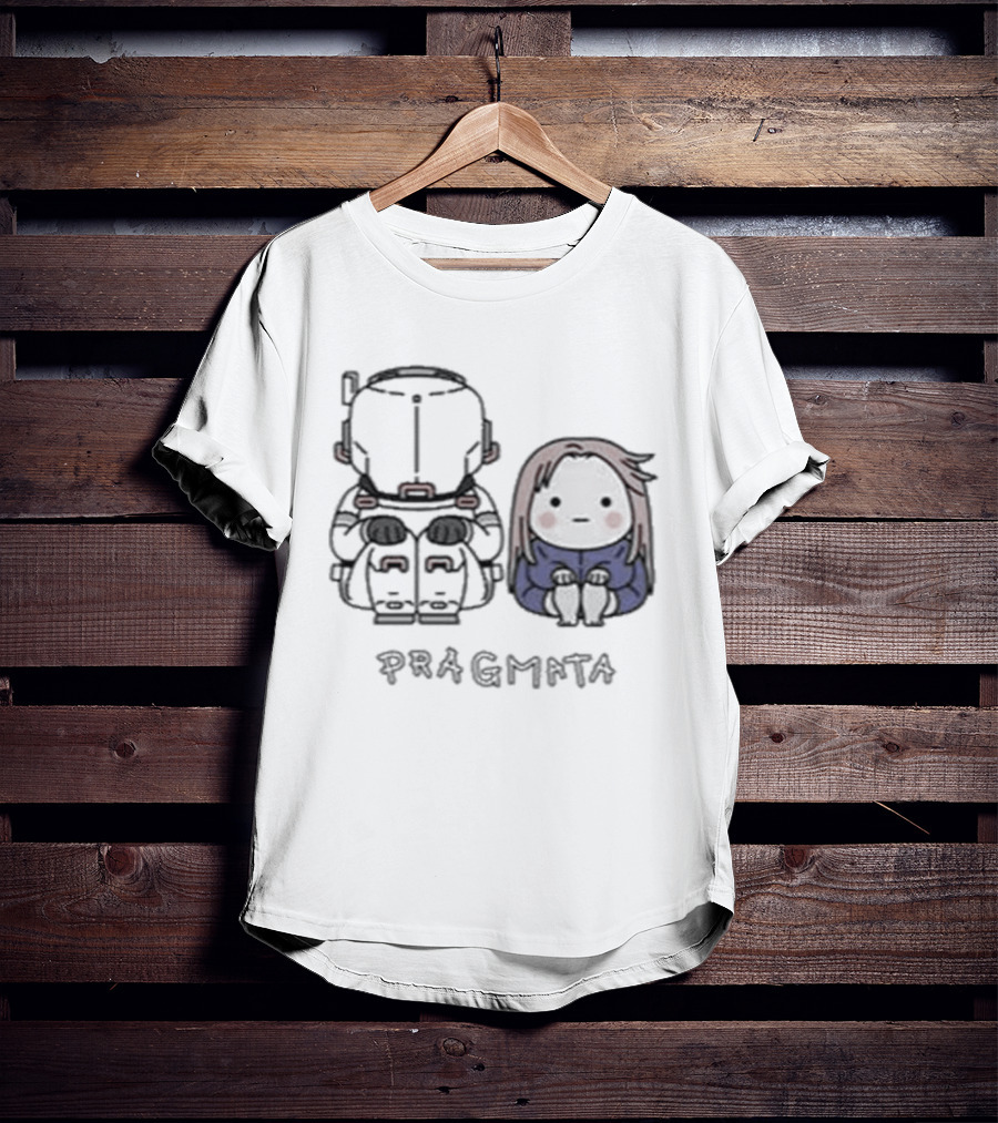 Pragmata Hugh Diana Sitting Together T-Shirt