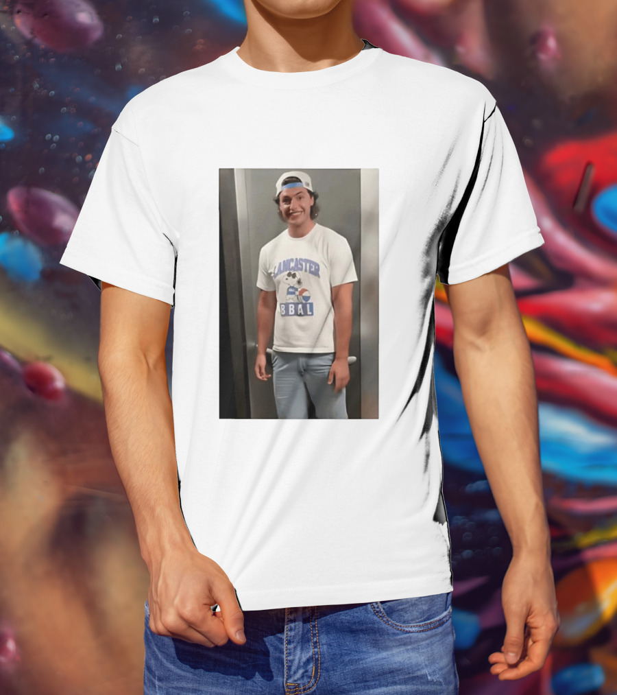 Snoopy Lancaster Basketball BBAL Vintage Peanuts Sports Cartoon T-Shirt