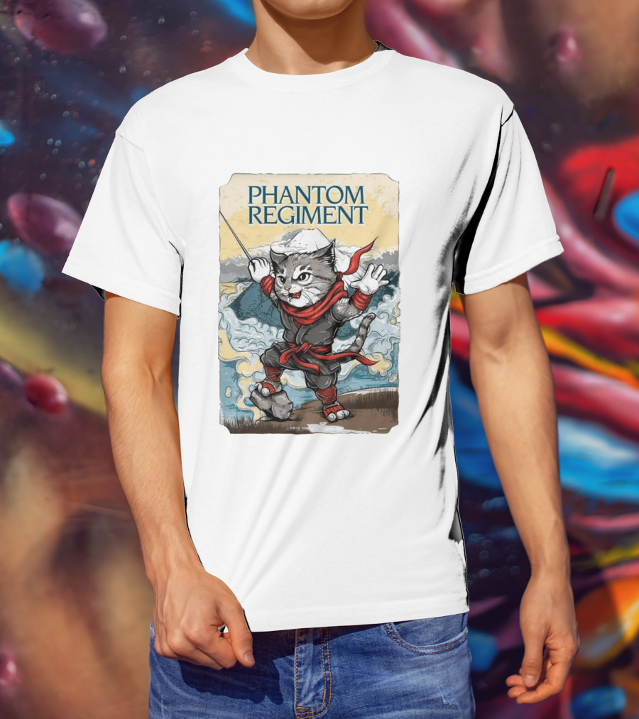 Original Phantom Regiment Conductor Cat Ninja T-Shirt