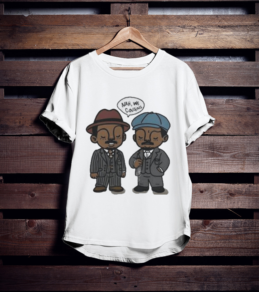 Original Sinners Nah We Cousins 2025 Two Characters In Suits T-Shirt