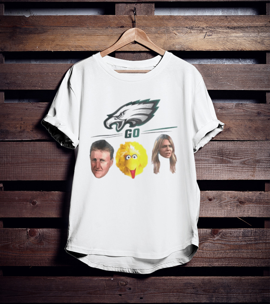 Philadelphia Eagles Go Birds Larry Bird Big Bird The Bird T-Shirt
