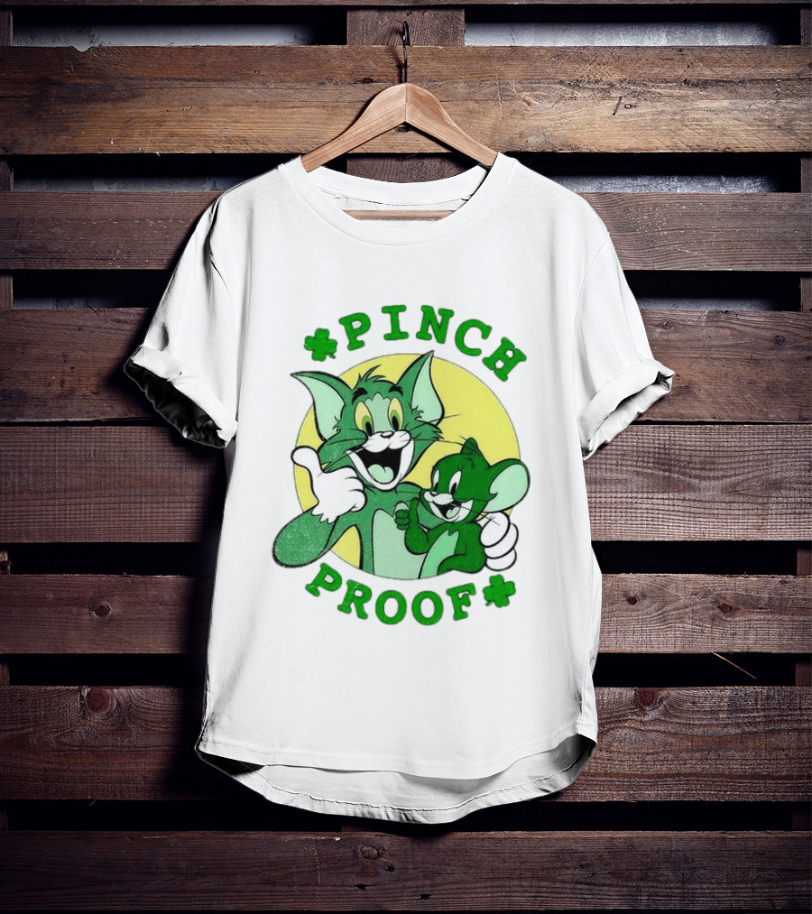 Tom And Jerry Pinch Proof St. Patrick's Day Celebration T-Shirt