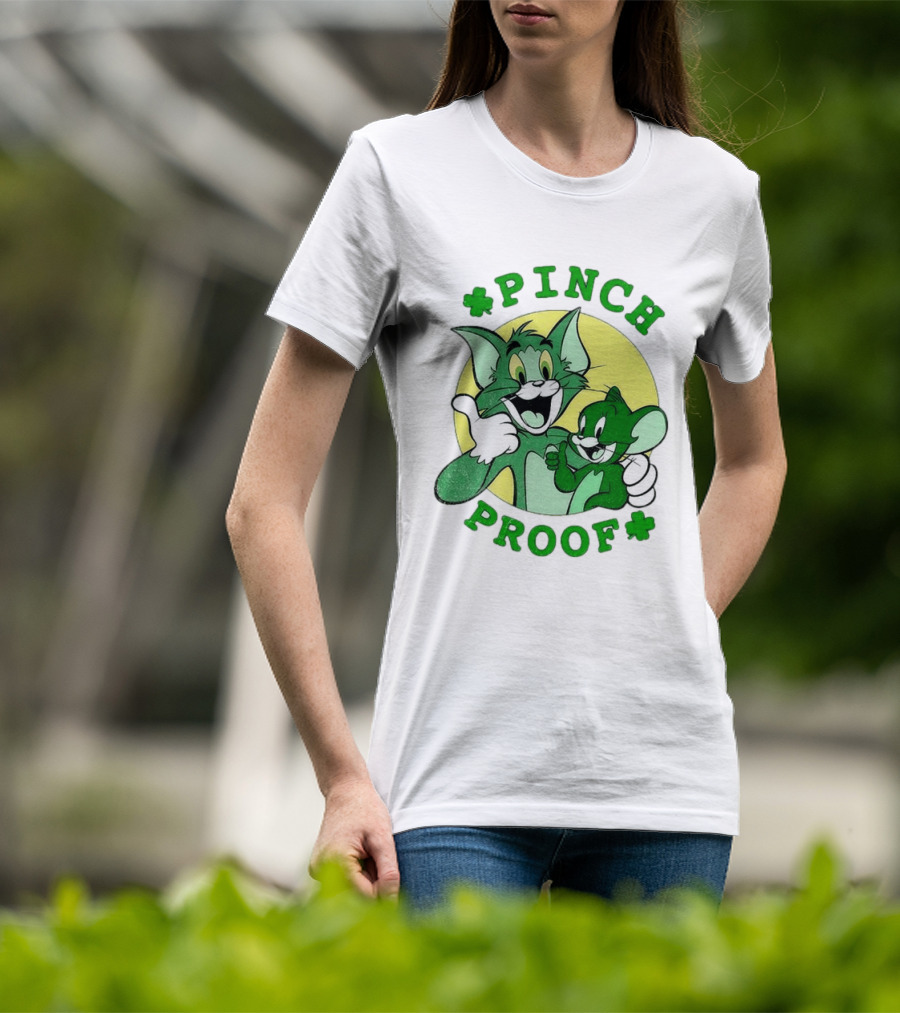 Tom And Jerry Pinch Proof St. Patrick's Day Celebration T-Shirt