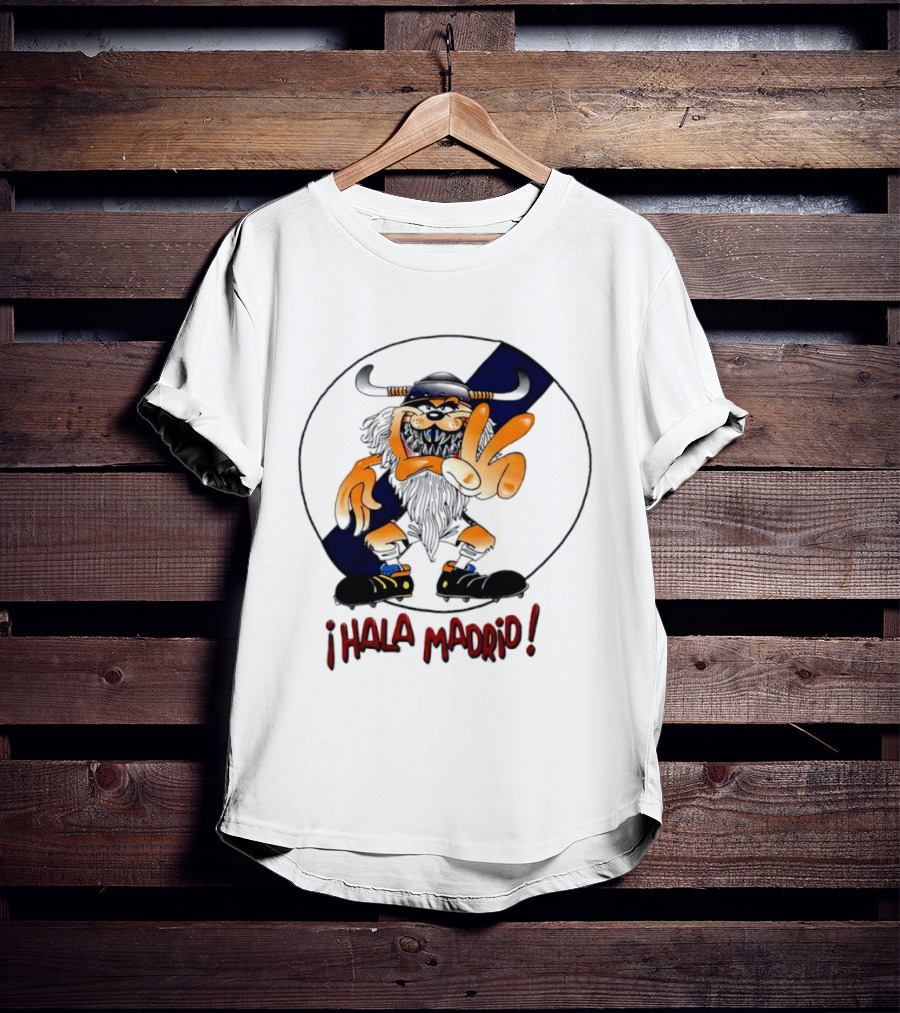 Viking Hala Madrid Real Madrid Club De Futbol Fan T-Shirt
