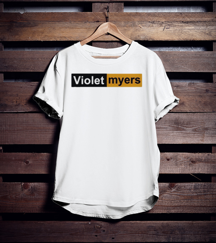 Violet Myers Black And Orange T-Shirt