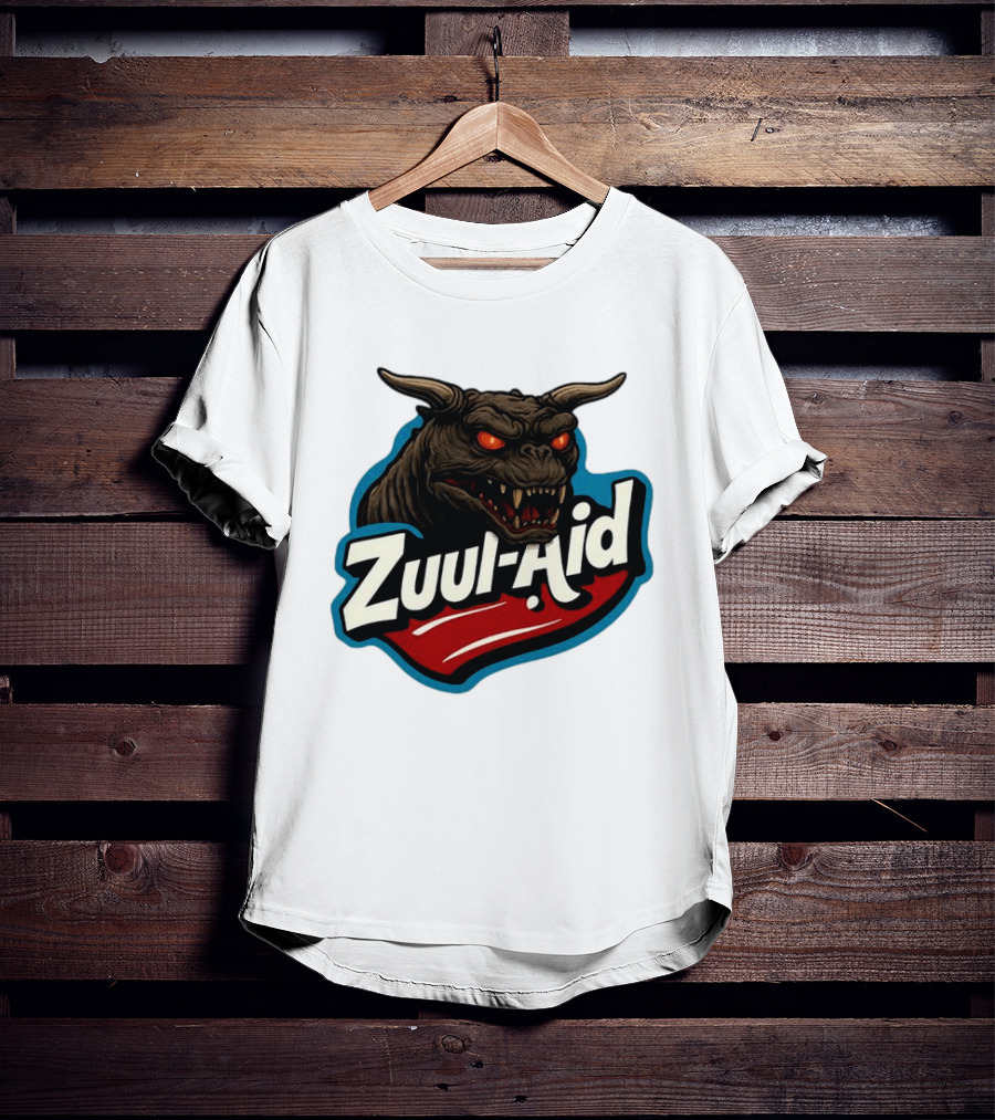 Zuul Aid Ghostbusters Demon Red Eyes Monster T-Shirt