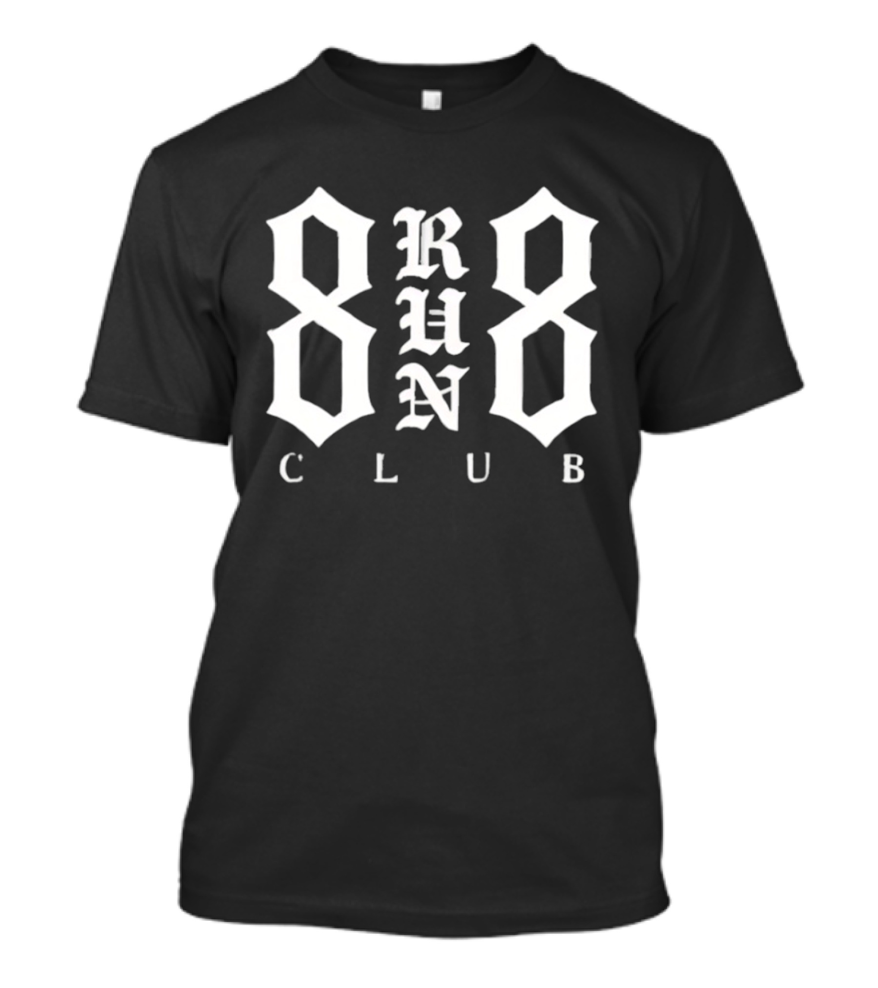 8 Run 8 Club Athletic Fitness Running T-Shirt