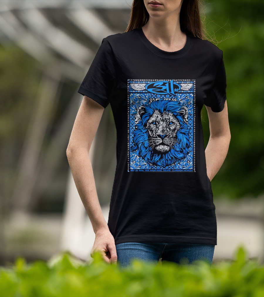 311 Live At Pine Knob Music Theatre July 30 2026 Lion Artwork Clarkson Michigan T-Shirt