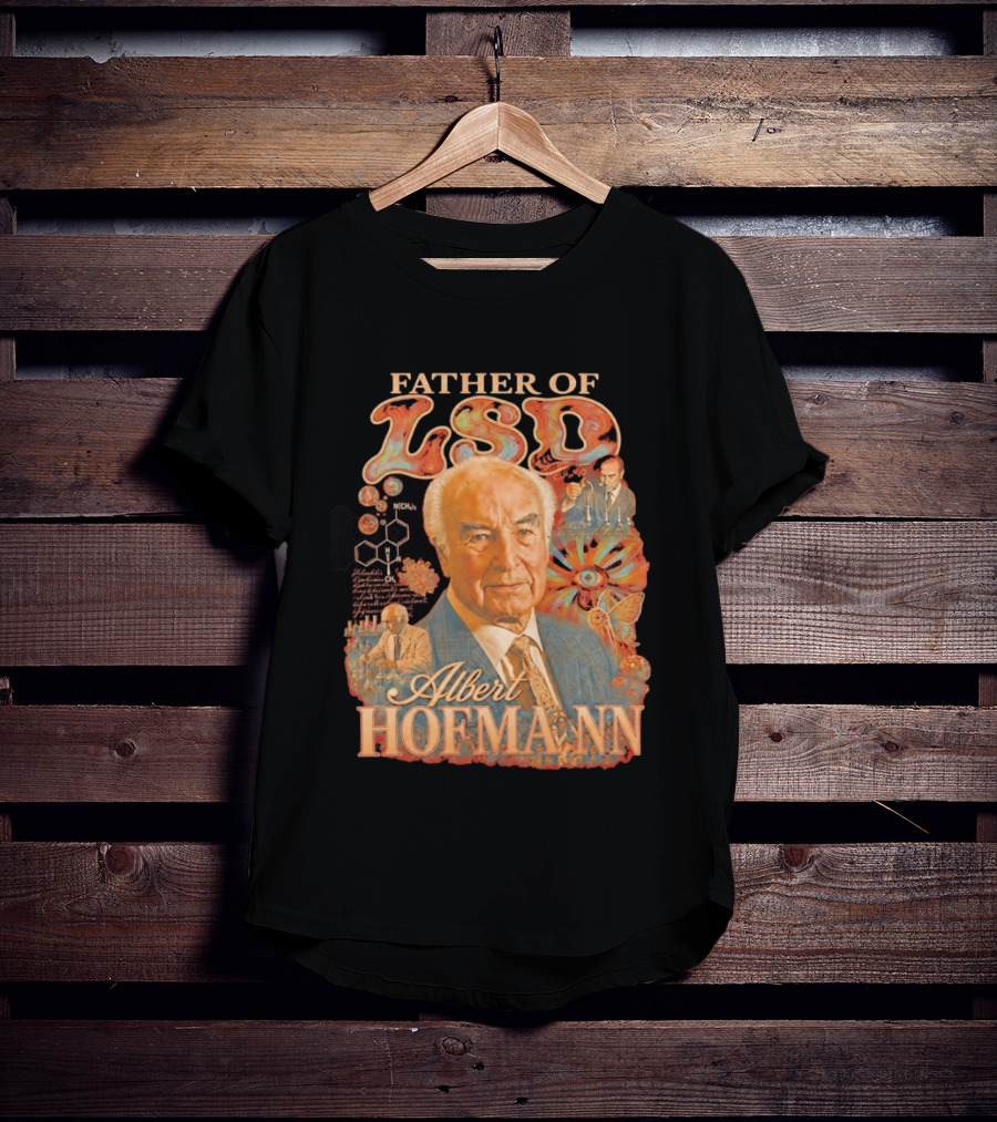 Father Of LSD Albert Hofmann Psychedelic T-Shirt