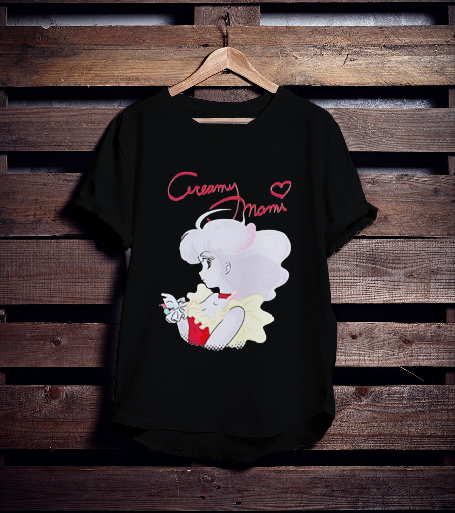 Magical Angel Creamy Mami Anime Character With Heart And Butterfly T-Shirt
