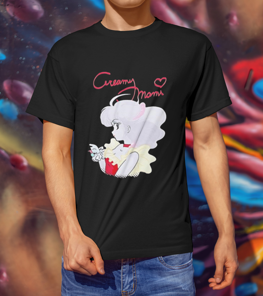 Magical Angel Creamy Mami Anime Character With Heart And Butterfly T-Shirt