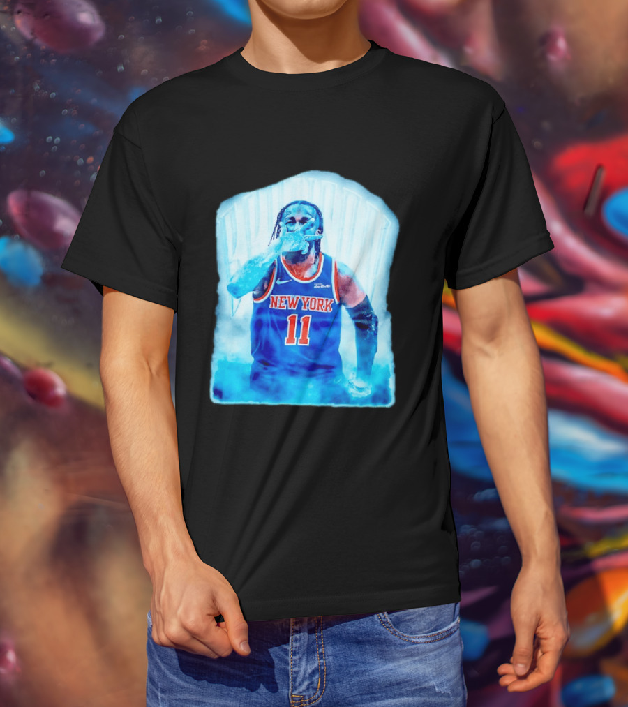 Jalen Brunson New York Knicks Number 11 NBA Basketball Player T-Shirt