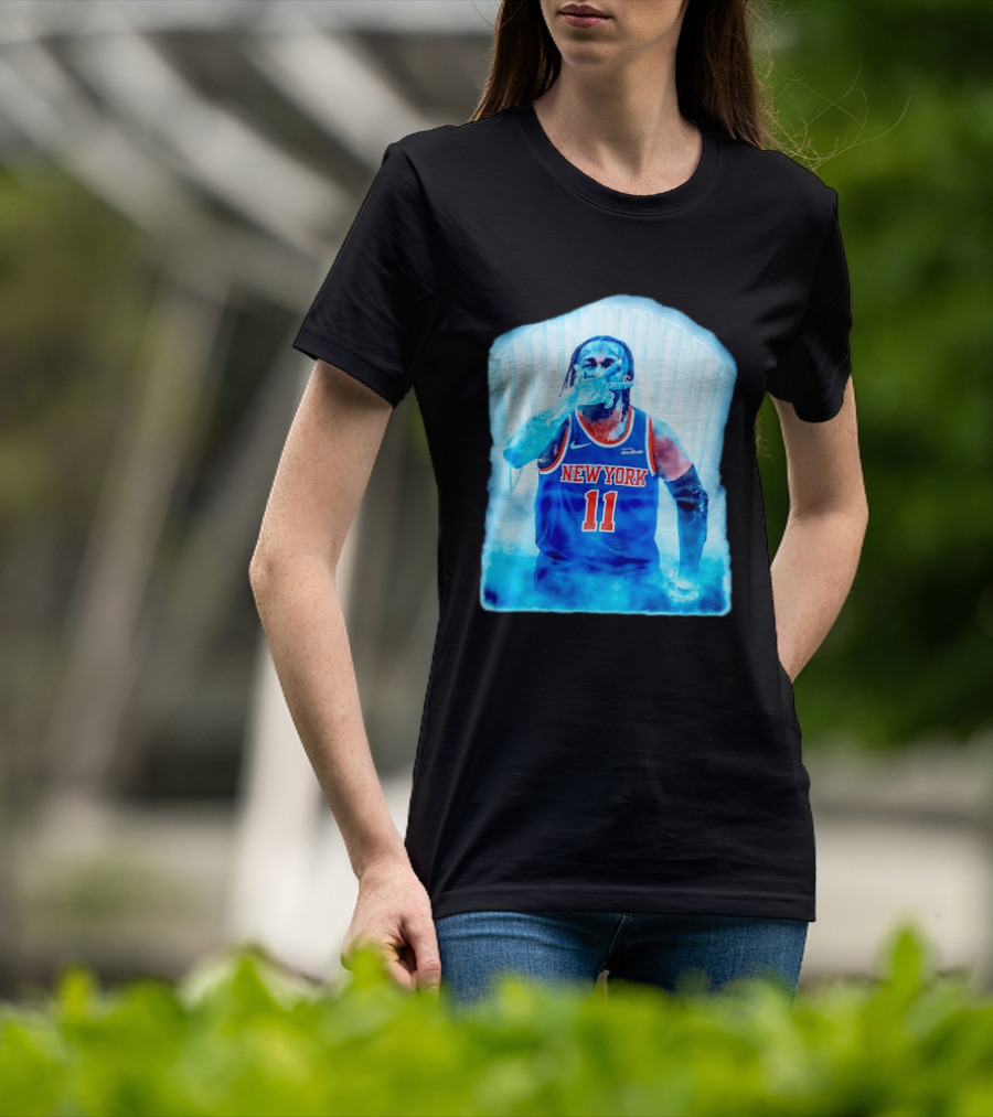 Jalen Brunson New York Knicks Number 11 NBA Basketball Player T-Shirt